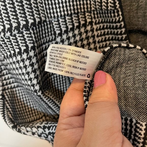 Wild Fable Plaid Hounds tooth Strappy Mini Dress - Large - Picture 10 of 11